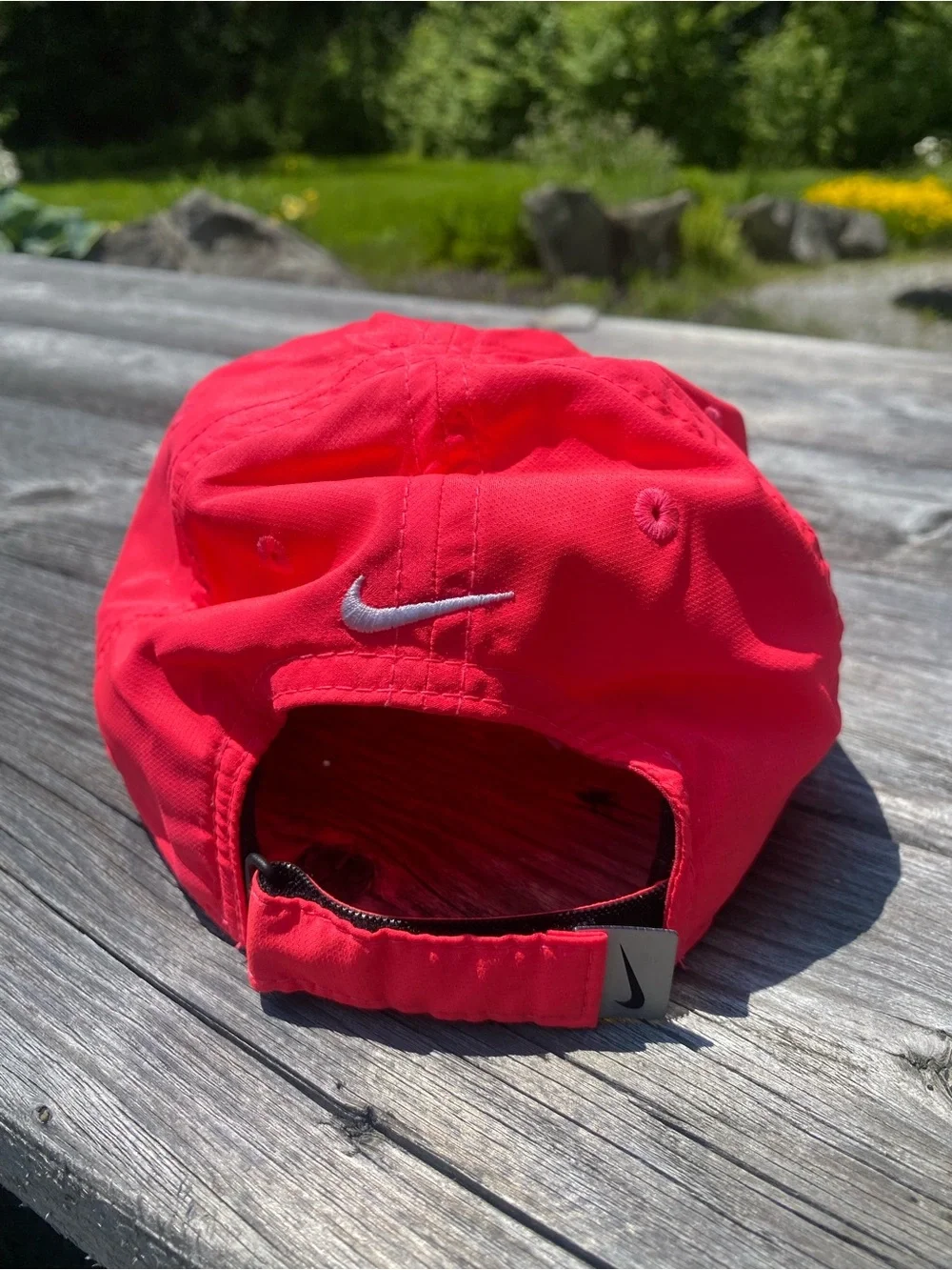 Nike Neon Pink Swoosh Base Cap